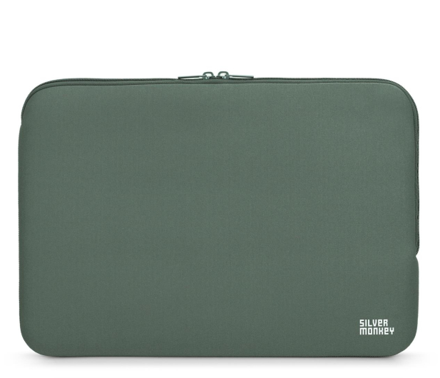 SILVER MONKEY EasySleeve etui na laptopa 15,6" zielone SM-GSLV15-GRN - 613303 - zdjęcie